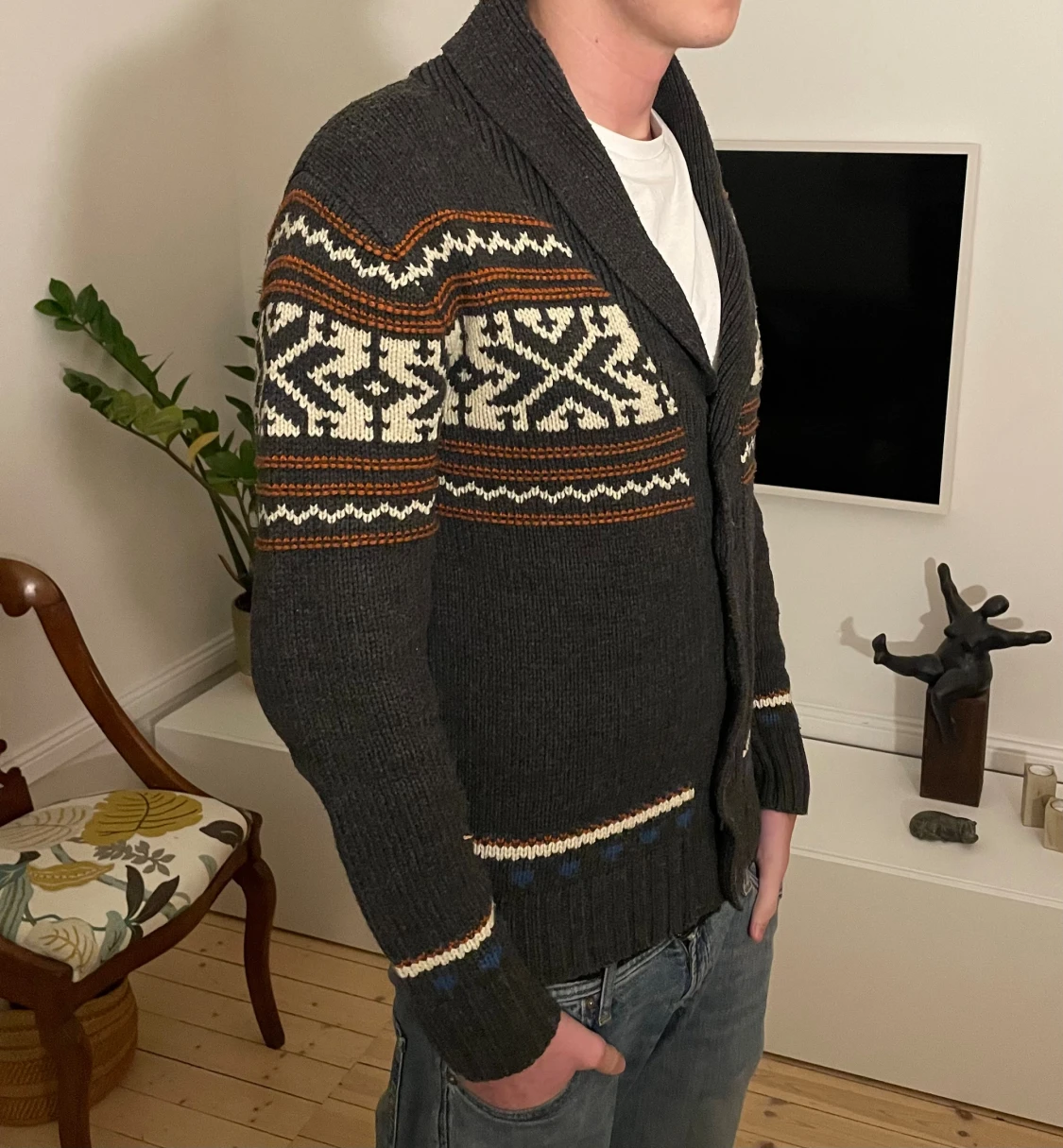 Mörkgrå kofta från The Clockhouse  - 1