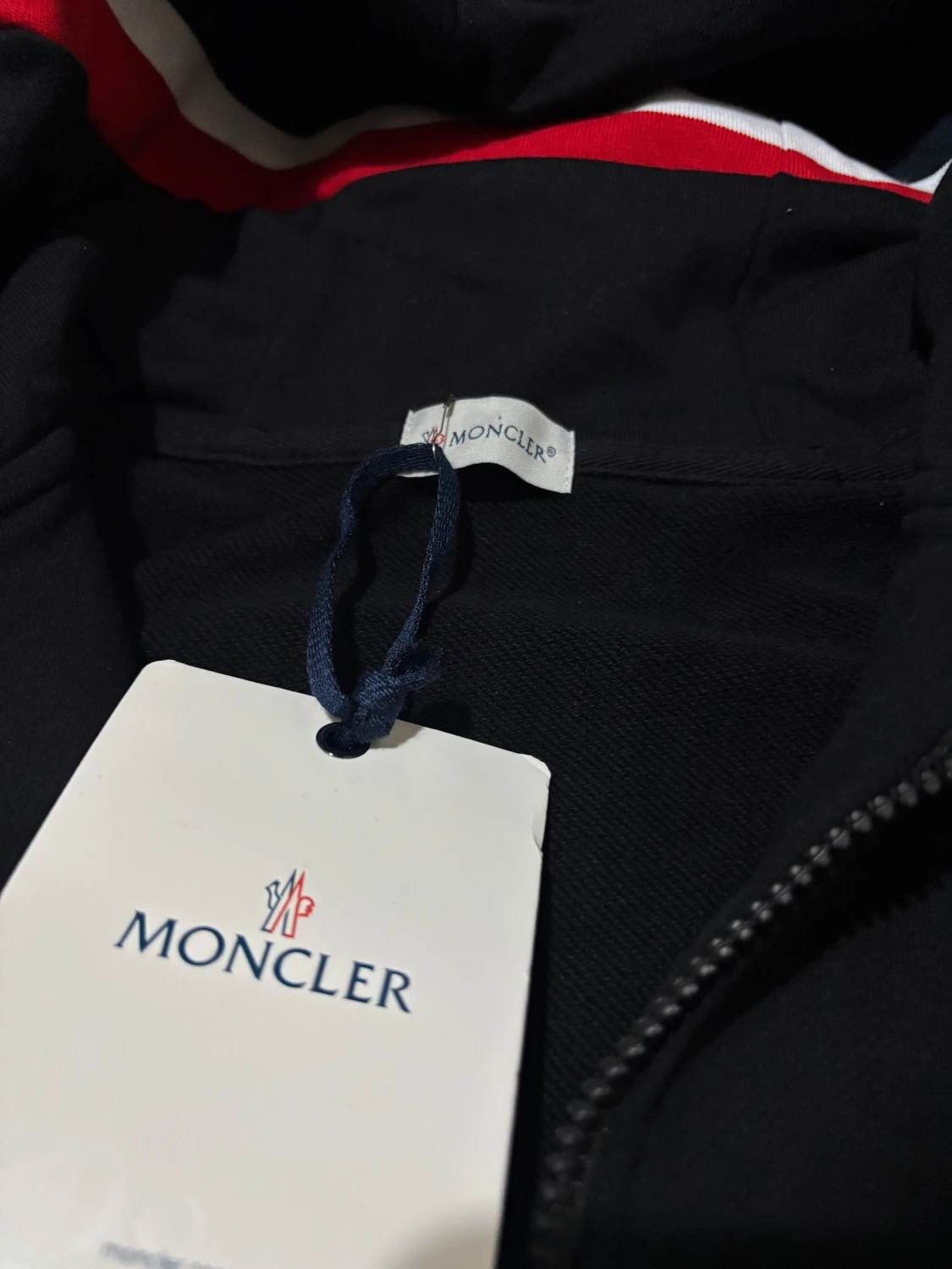 Svart moncler kofta  - 3