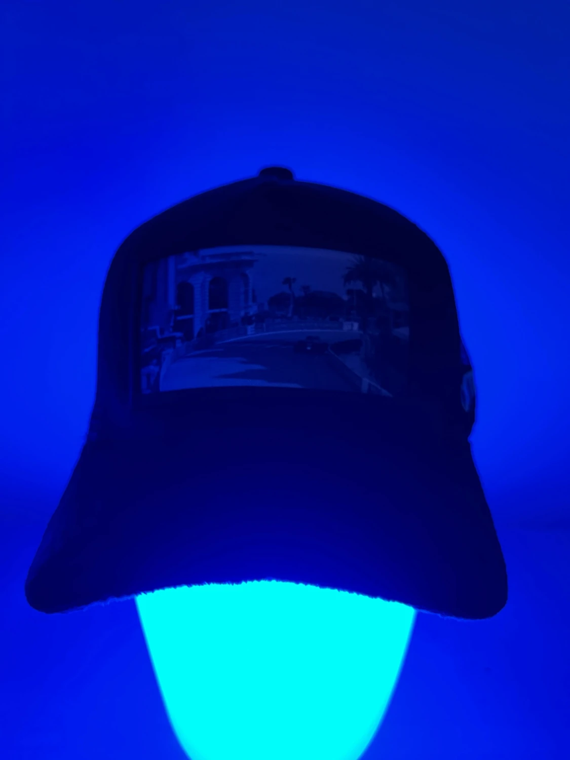 Svart velvet keps  - 3