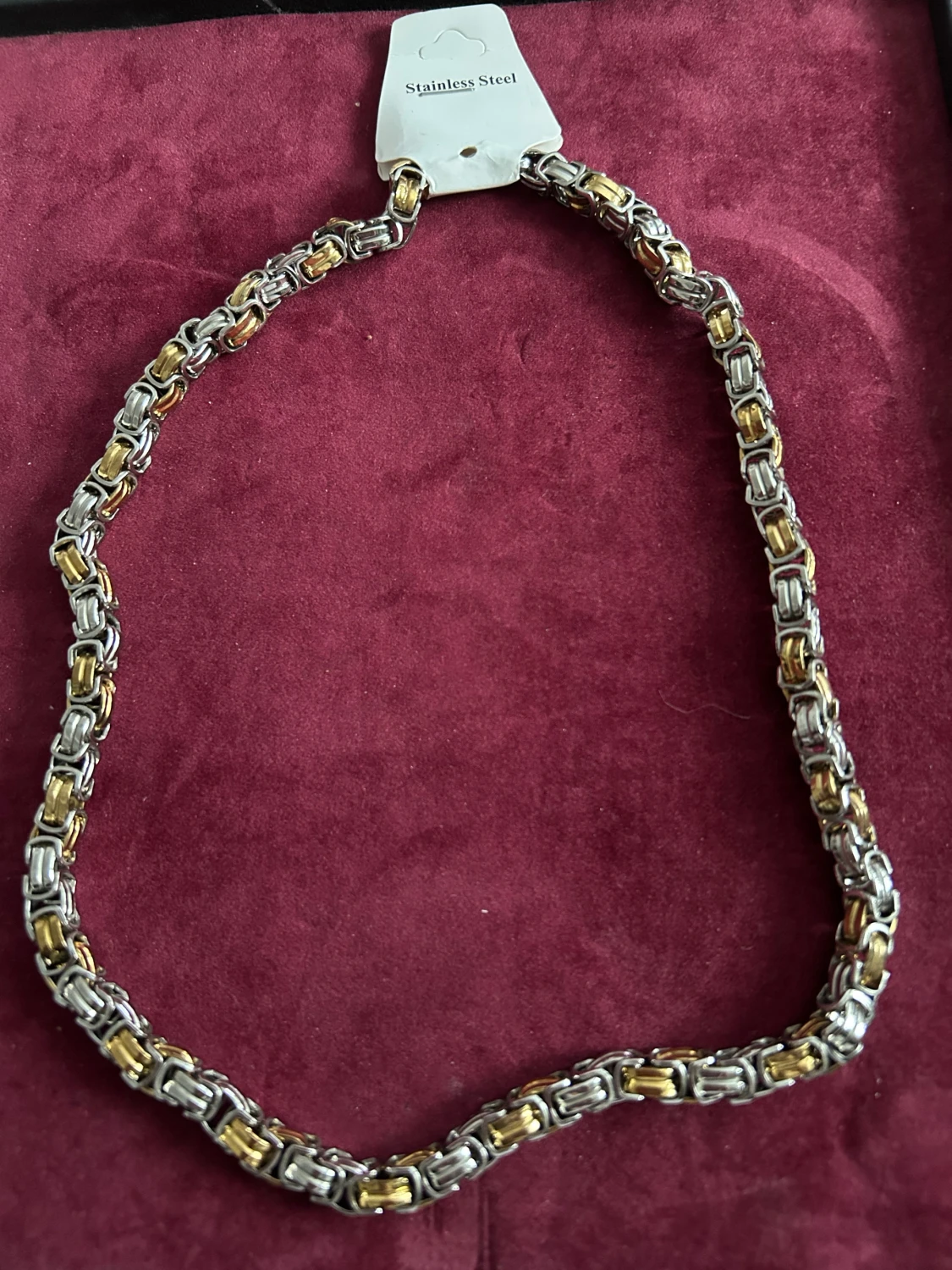 Kejsalänkar i rostfritt stål. - 2