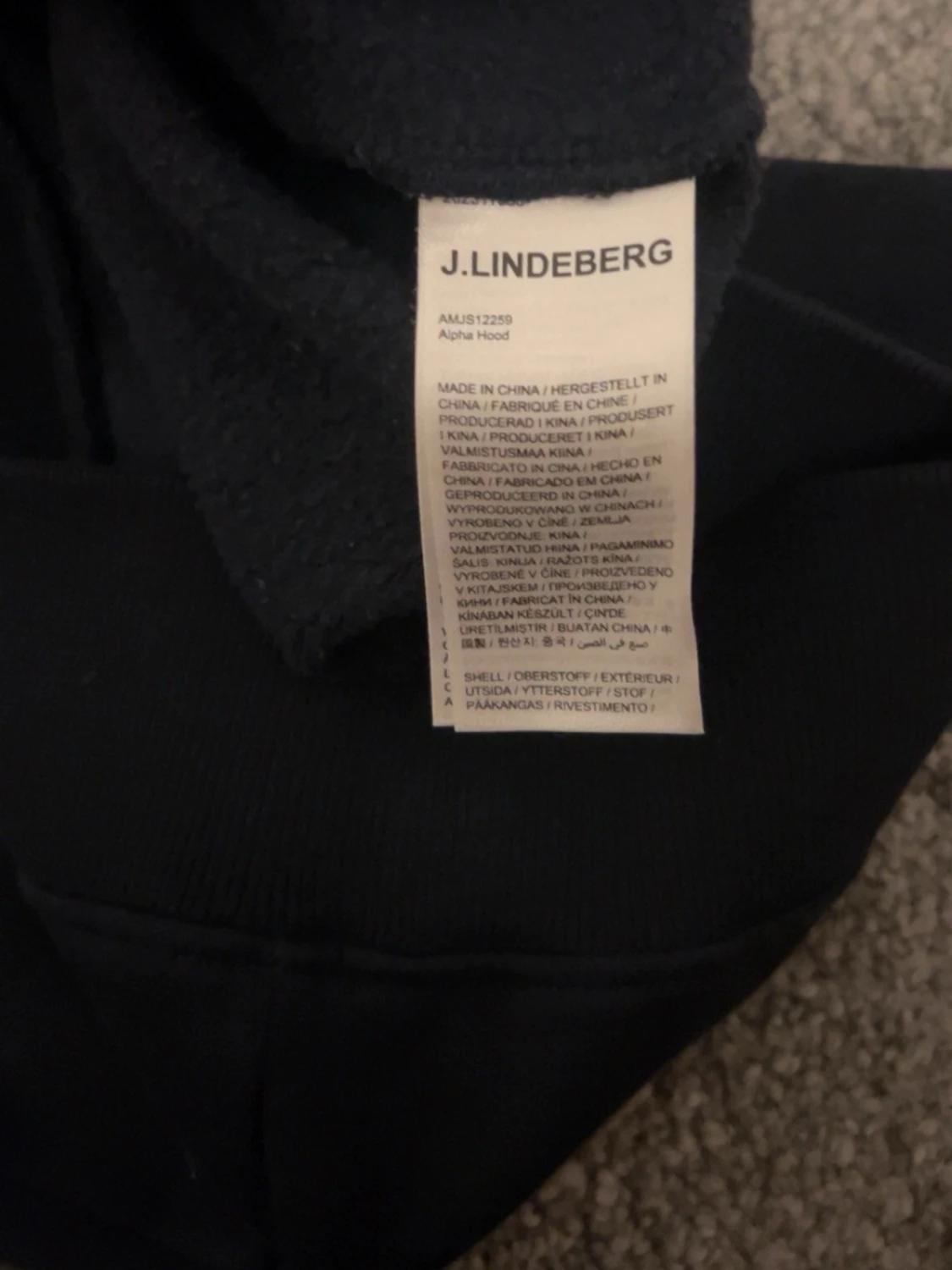 J.Lindeberg Hoodie - marinblå - 2