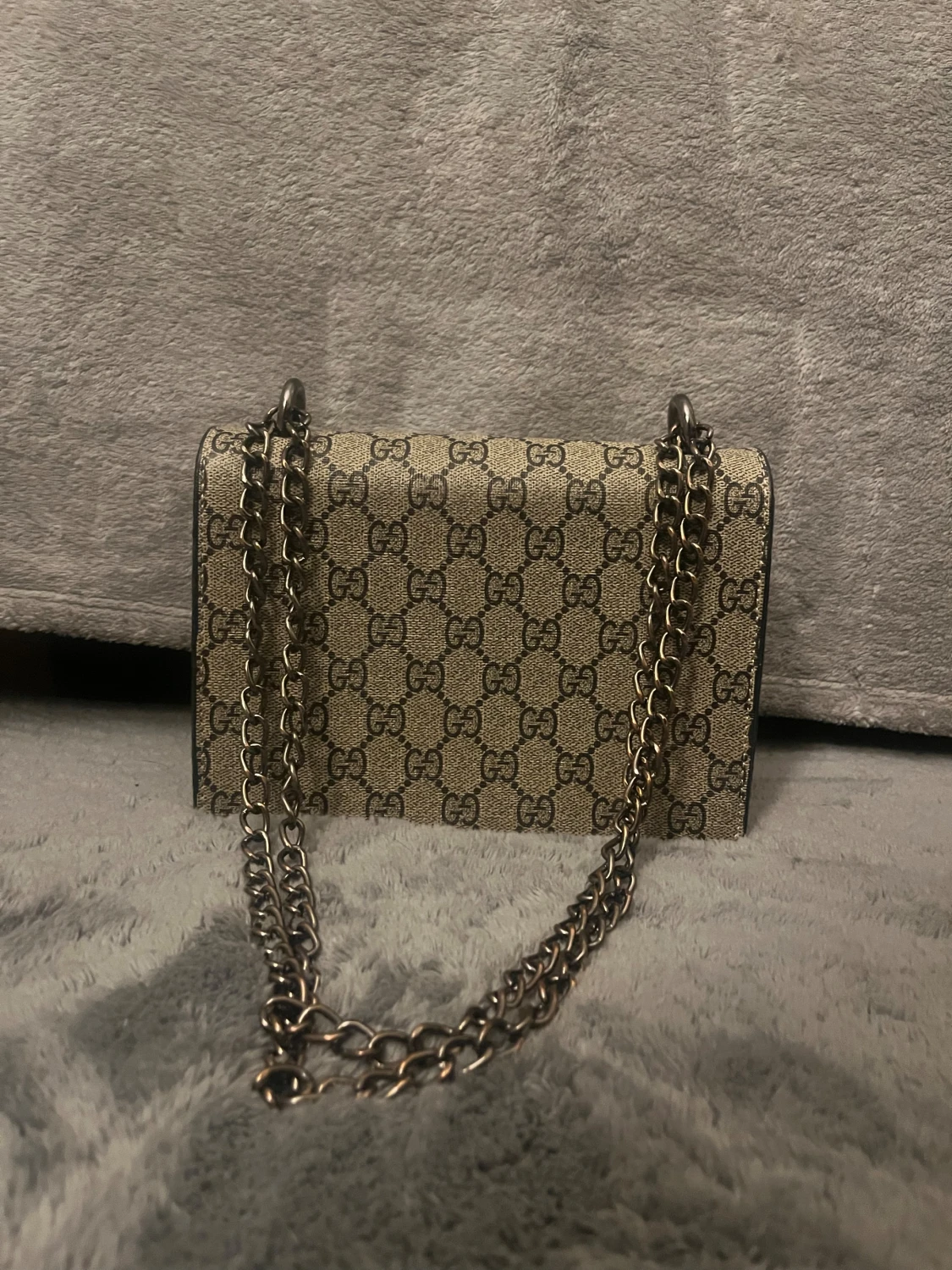 mönstrad axelväska - 2