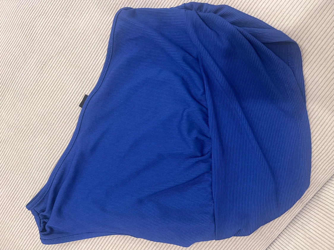 Blå oneshoulder topp från SHEIN - 3