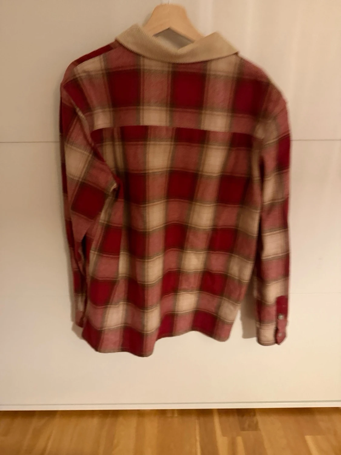 Rutig overshirt från Zara med fickor - 1