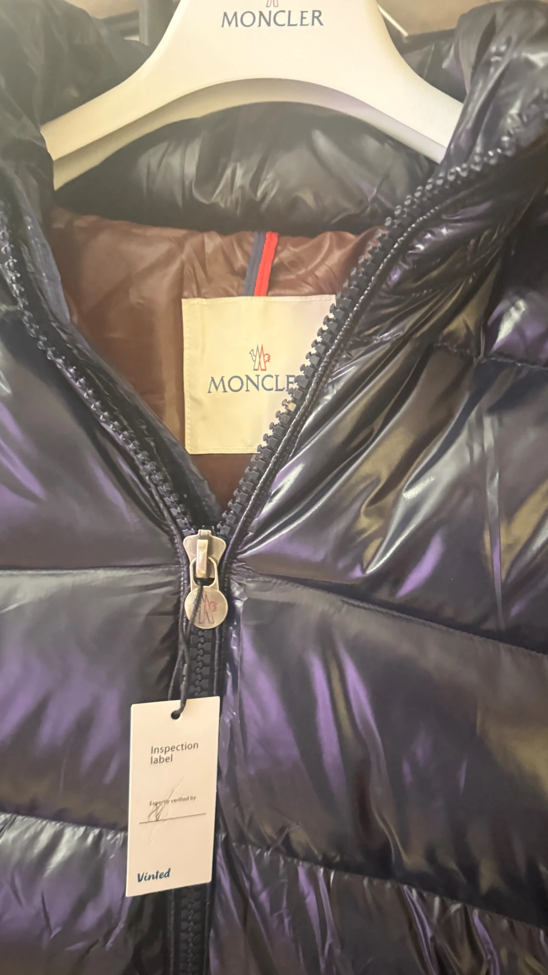 Mörkblå Moncler Maya - 3