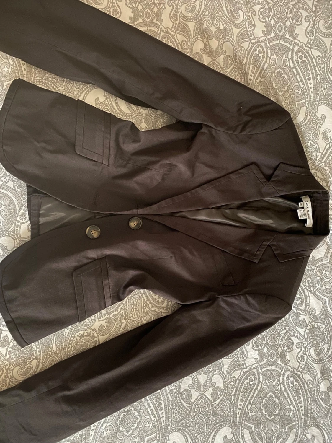 Svart kavaj från Zara Basic - 1