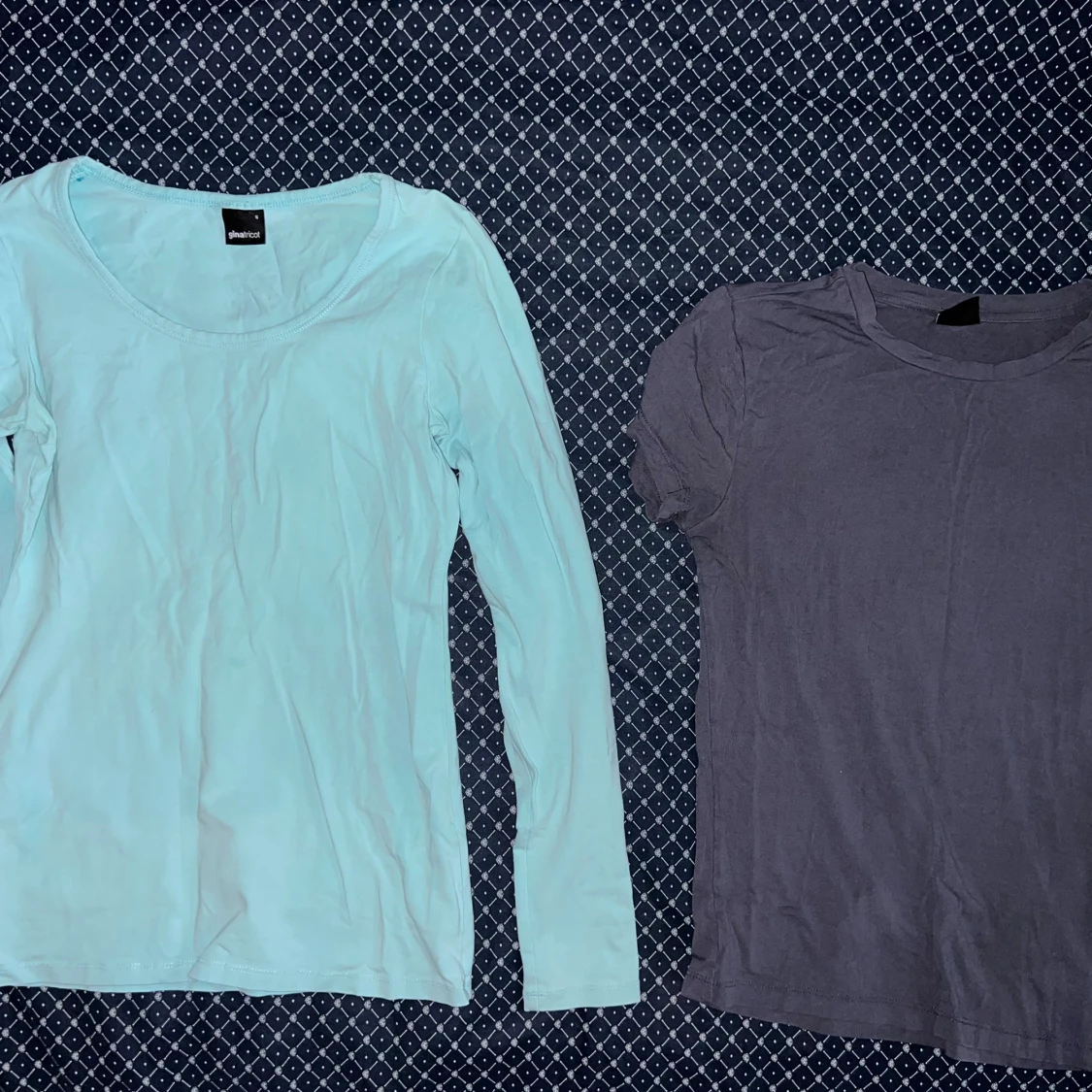 2 långärmad toppar Gina Tricot - 1