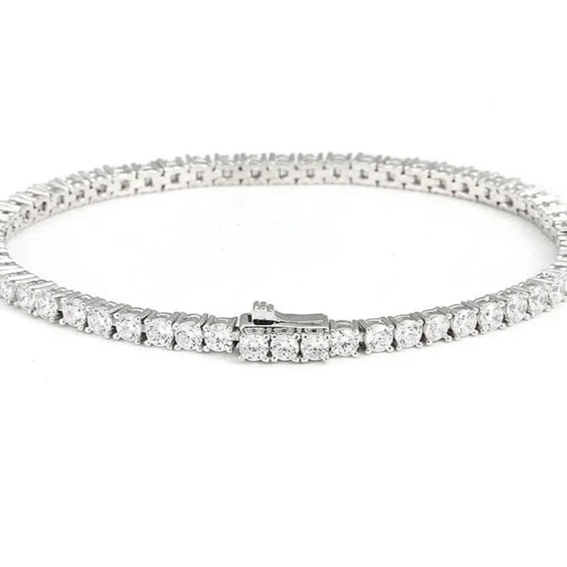 Moissanite tennis armband - 4