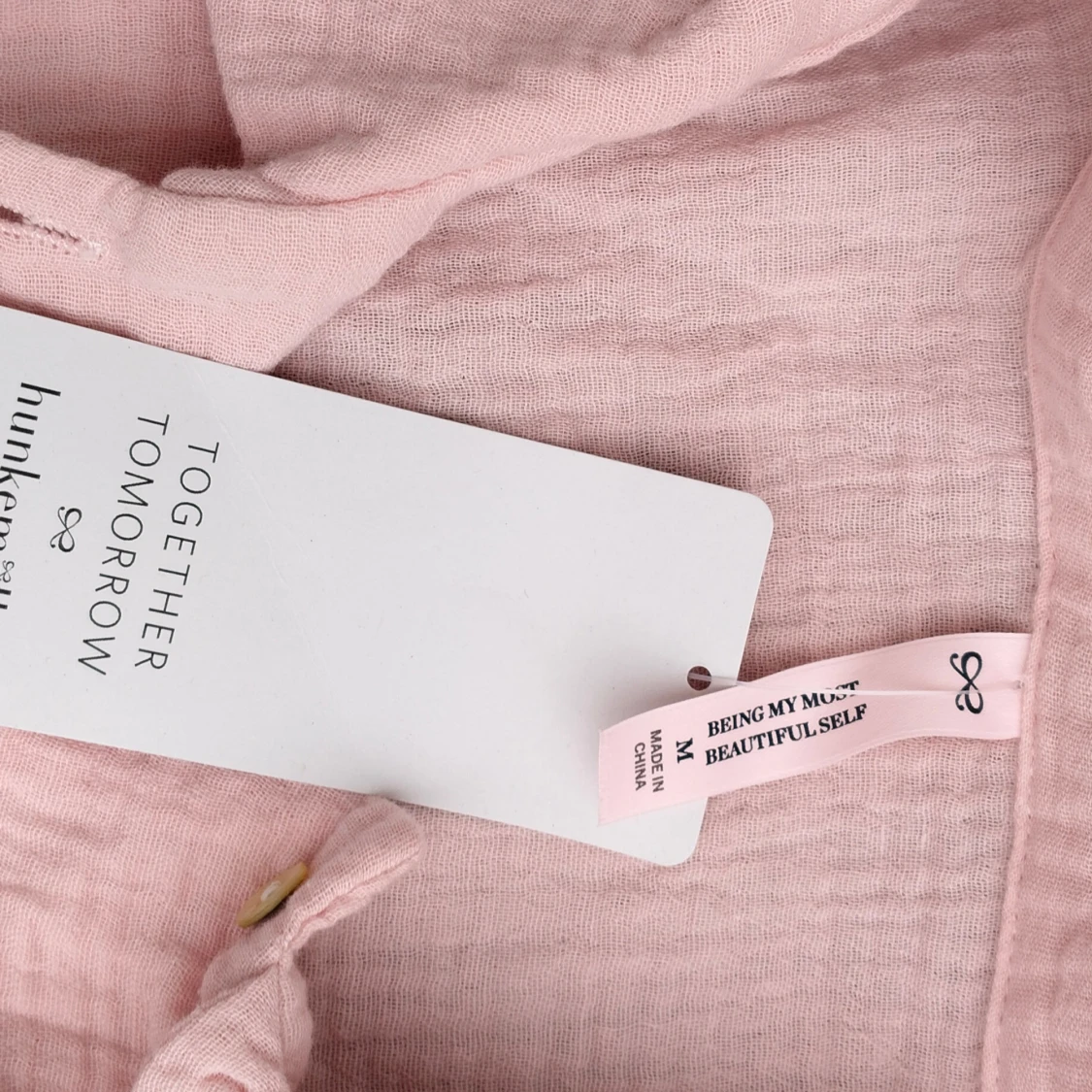 Hunkemöller rosa skjorta, storlek M - 3