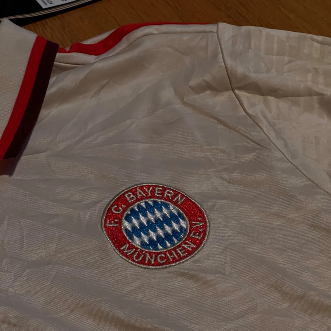 Bayern München vit Adidas fotbollströja - 3