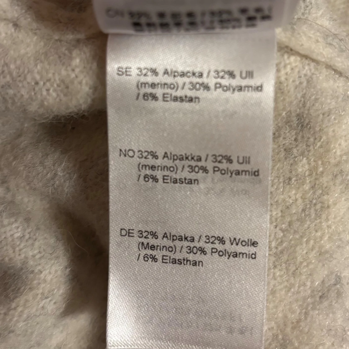 Alpacka Merino stickad tröja - 3