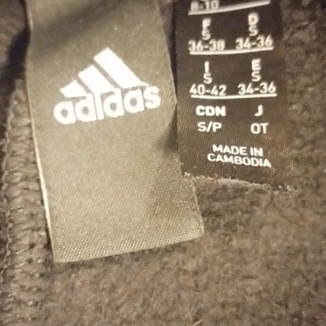 NY Svart Adidas hoodie S - 1