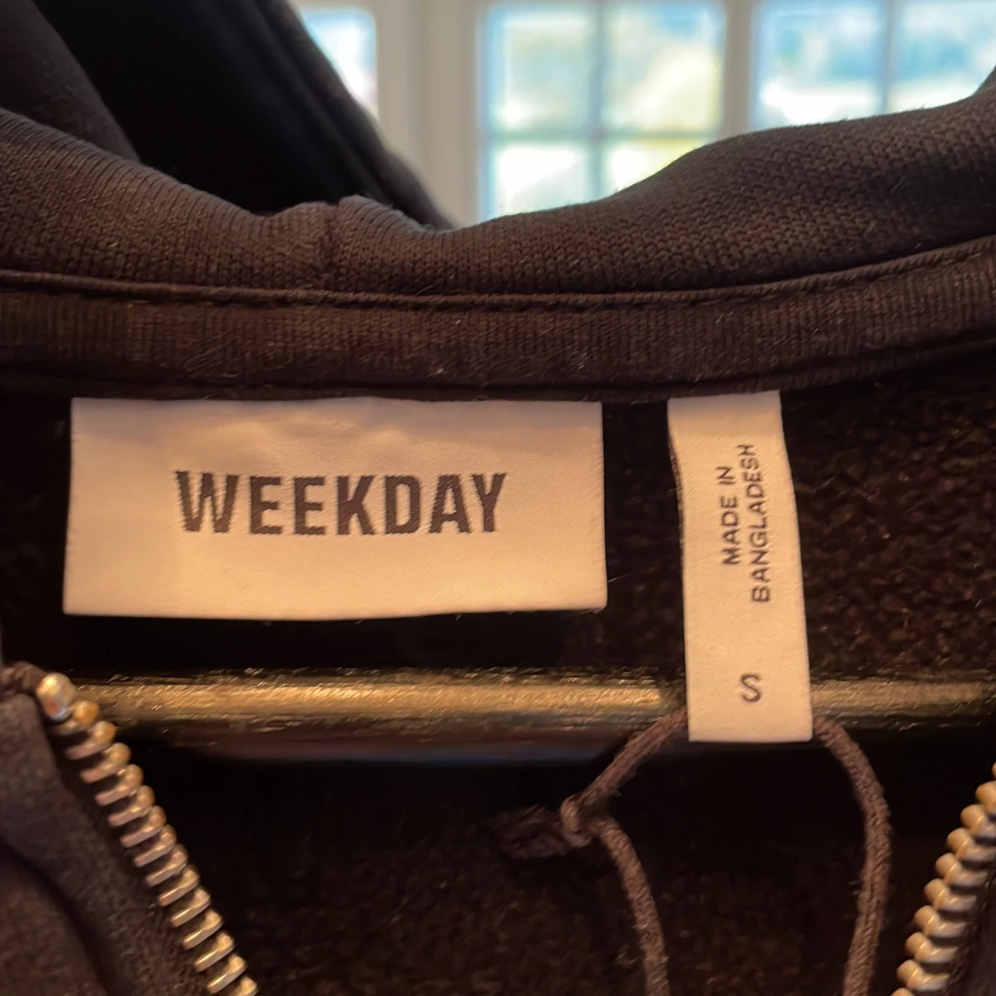 Svart fullzip Weekday - 2