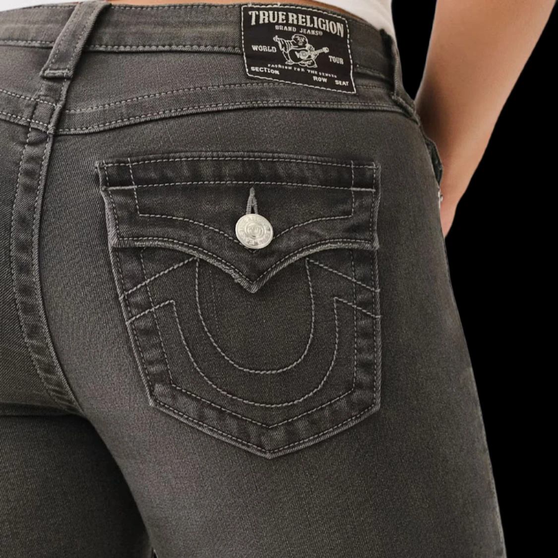 True Religion Becca grå bootcut jeans