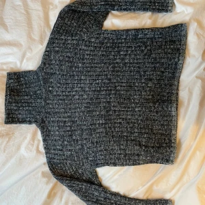 Gråmelerad polotröja från Fishbone - Säljer en gråmelerad polotröja från Fishbone i storlek L. Tröjan är stickad med hög polokrage och har lång ärm. Perfekt för kyliga dagar och har en snygg, melerad look som passar till det mesta.