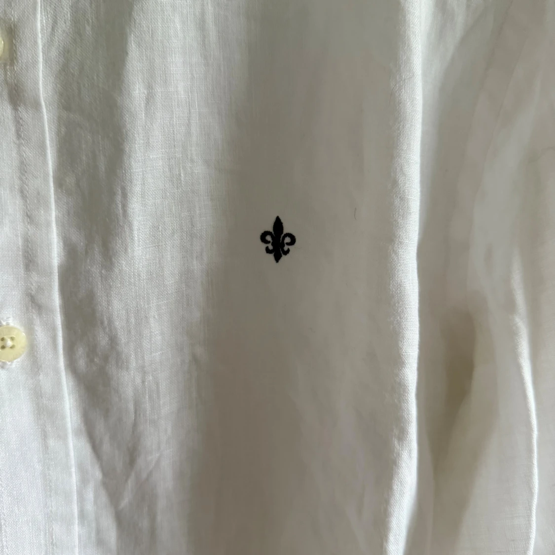 Vit linneskjorta från Morris - 3