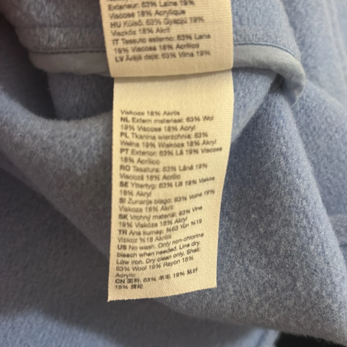 Blå  ull overshirt från & Other Stories - 4