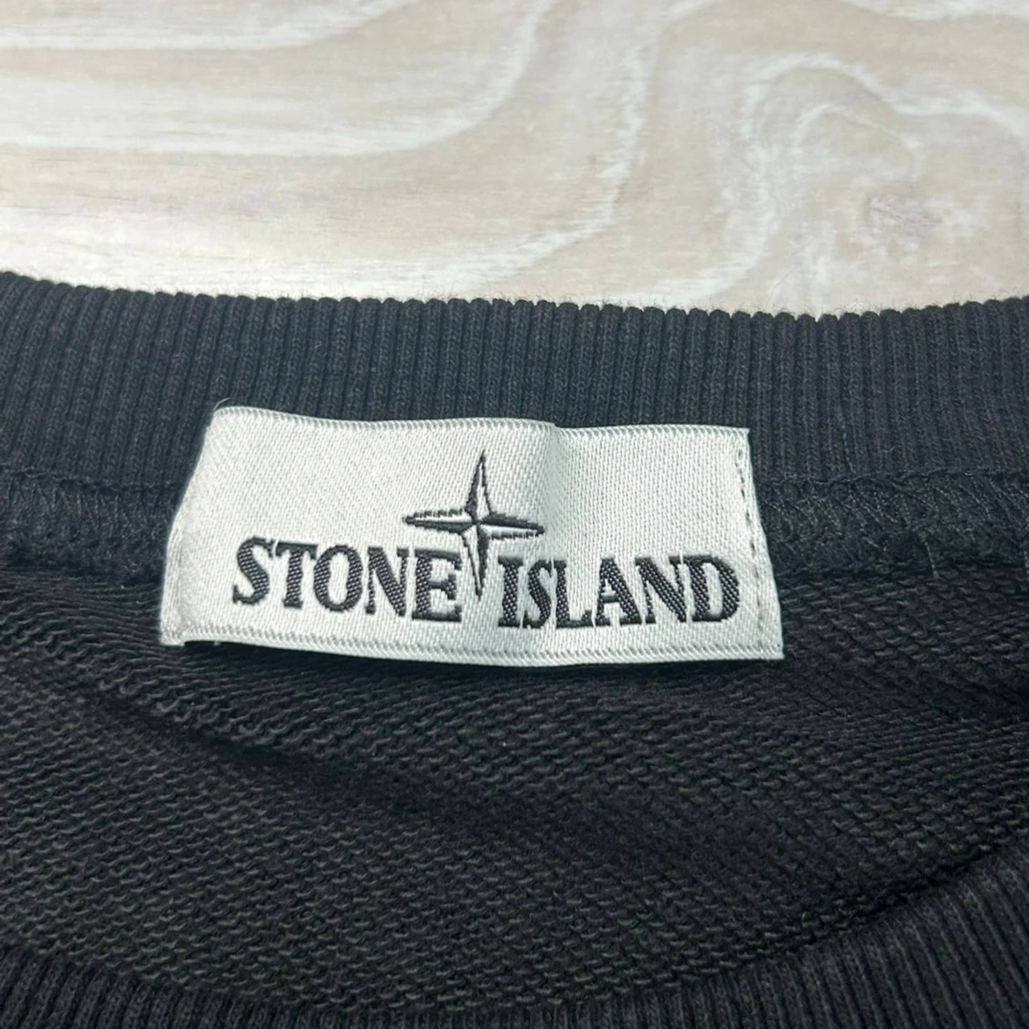 Svart Stone Island sweatshirt  - 2