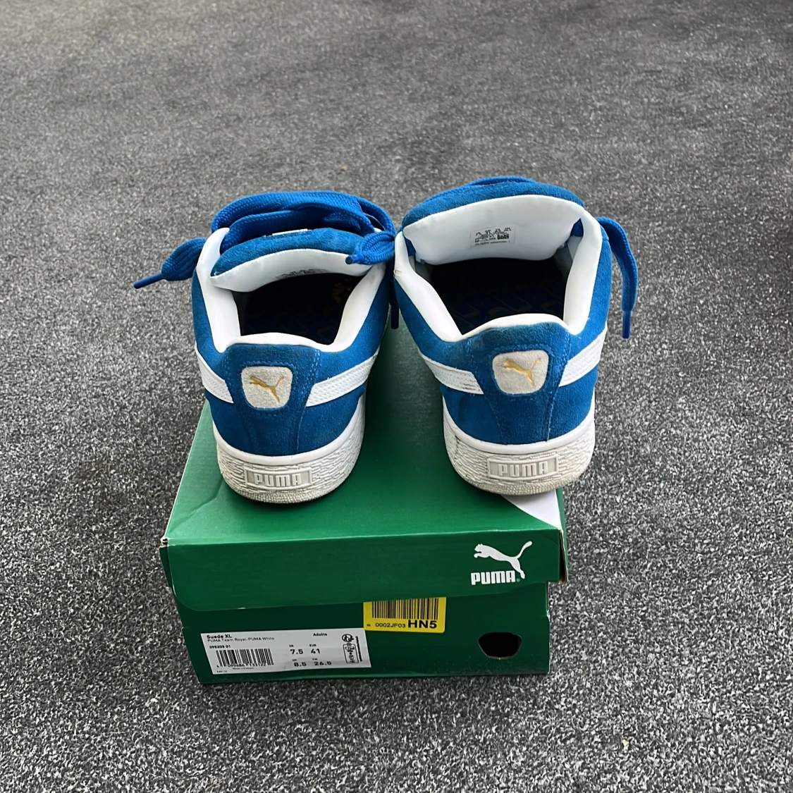Blå Puma Suede sneakers strl 41 - 3