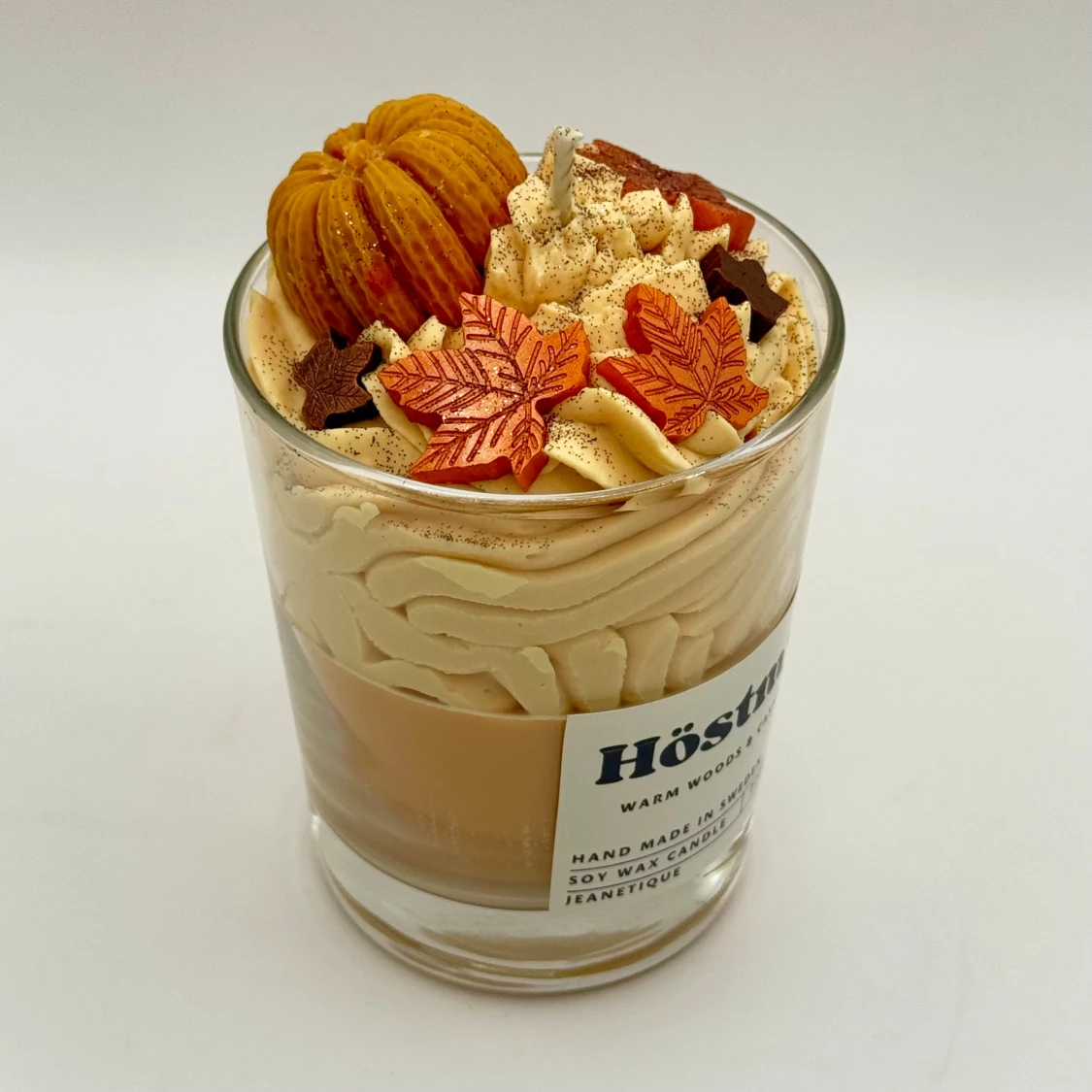 Höstmys Warm Woods & Cashmere Soy Wax Candle doftljus ljus - 2