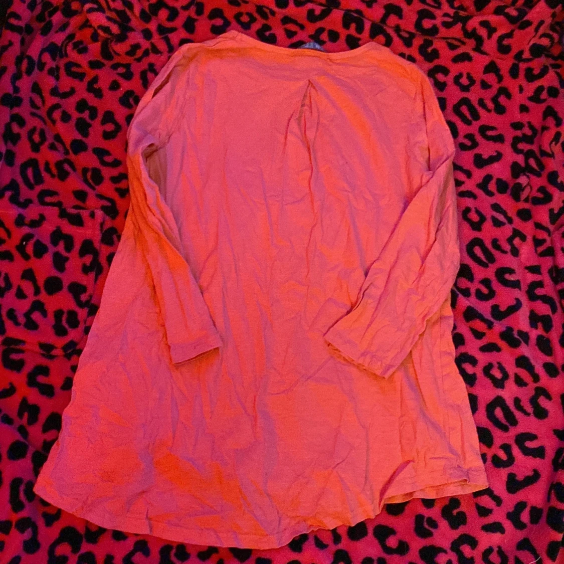 Korallfärgad långärmad tröja Lindex - 1