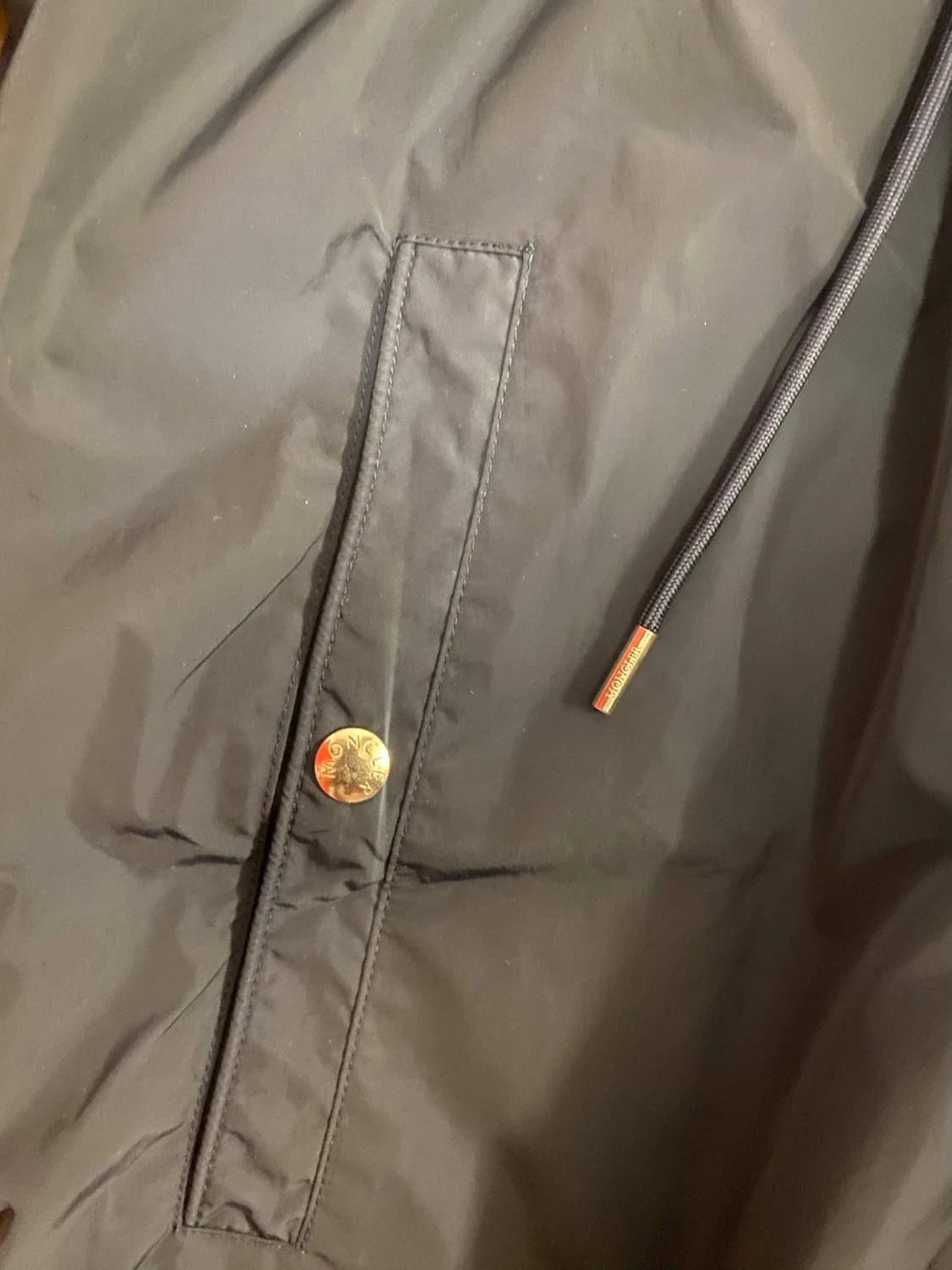 Moncler windbreaker navy blue - 5