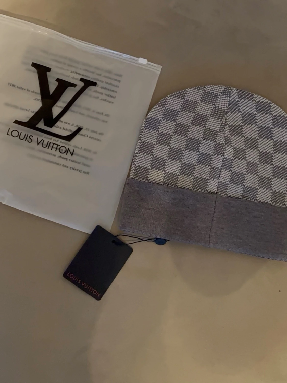 Grå Rutig mössa - 1