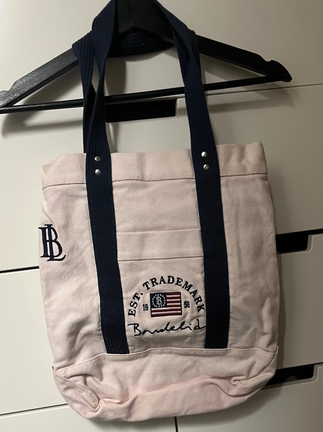 Ljusrosa tygväska från Bondelid