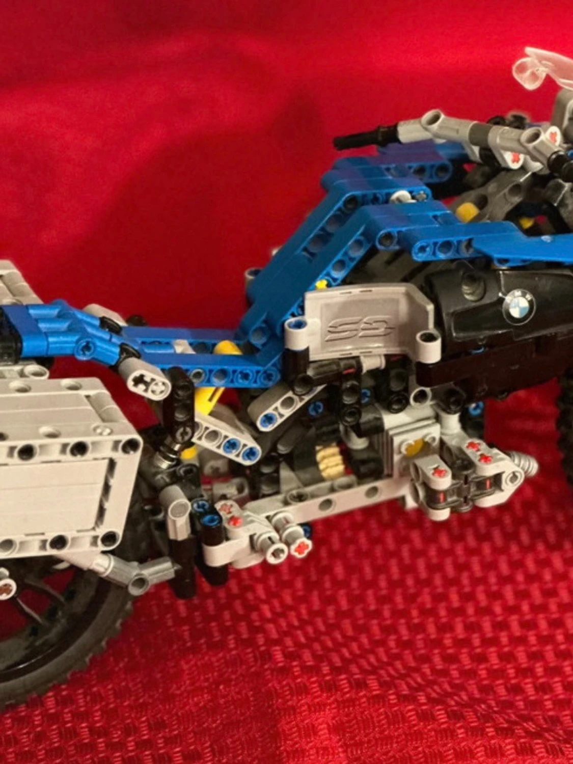Blå BMW R1200 LEGO Technic motorcykel - 4