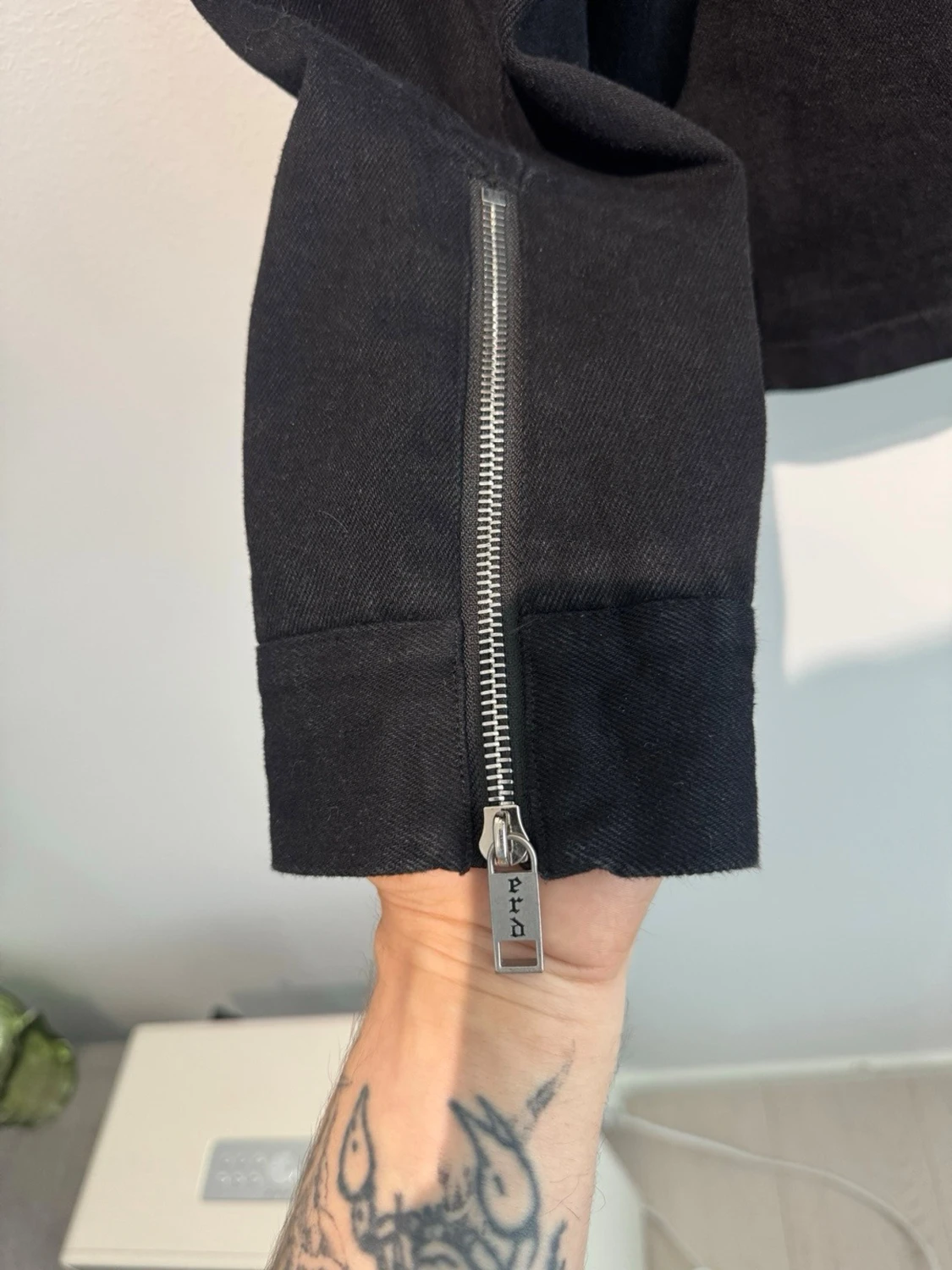 Svart jeansjacka från Enfants Riches Déprimés - 6