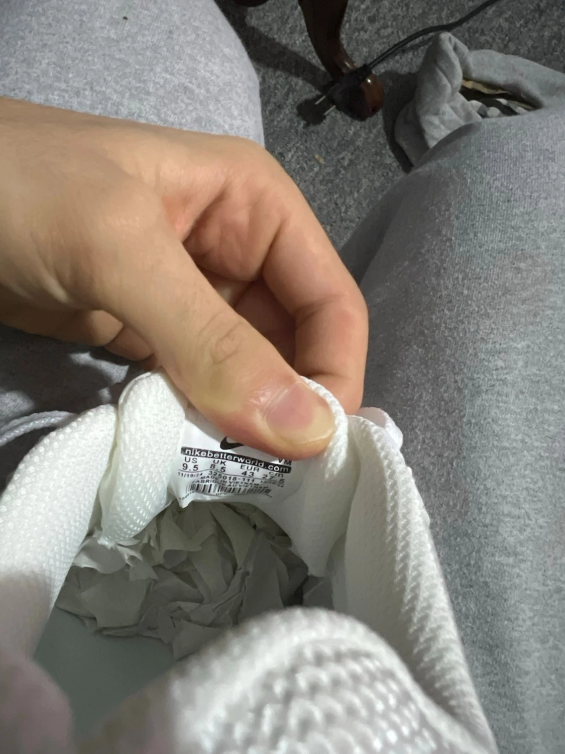 Nike Air Max 90 vita sneakers ingen låda tillkommer - 2