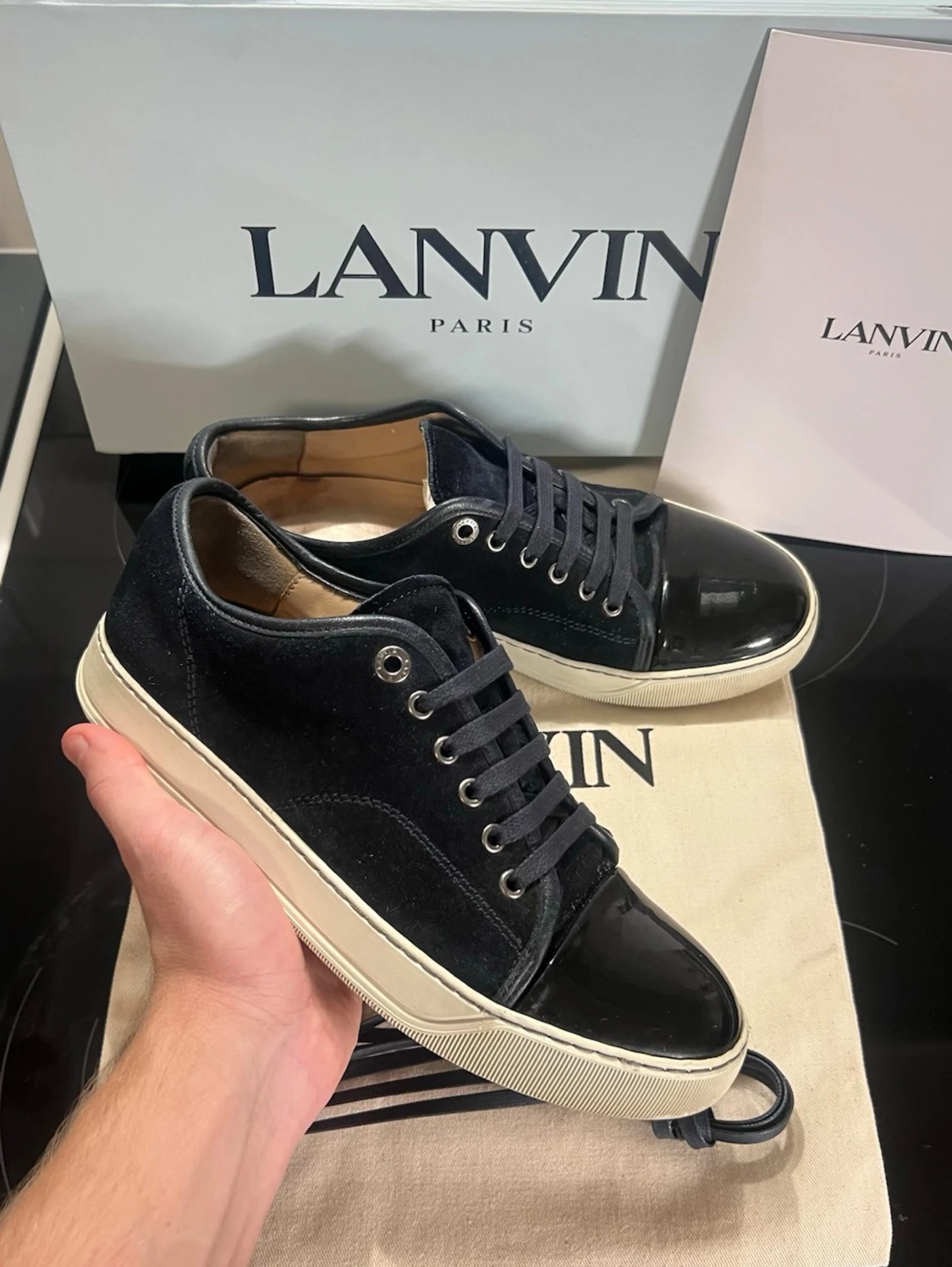 Lanvin mörkblåa 