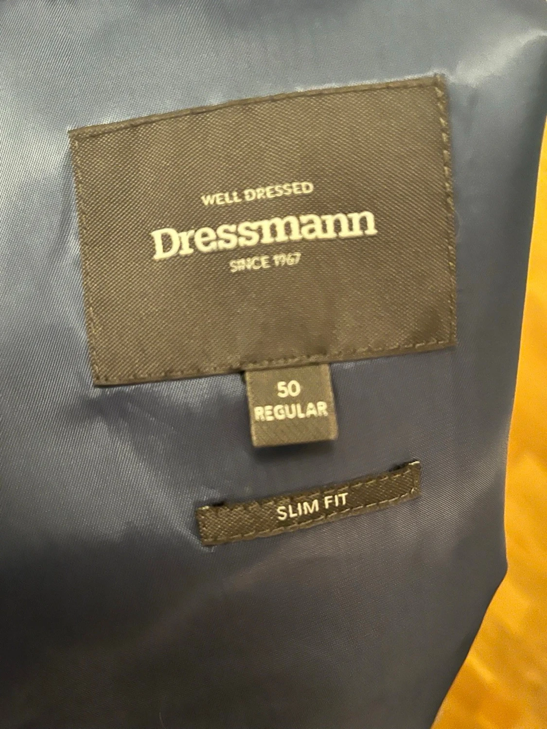 Marinblå kostym Dressmann slim fit  - 2