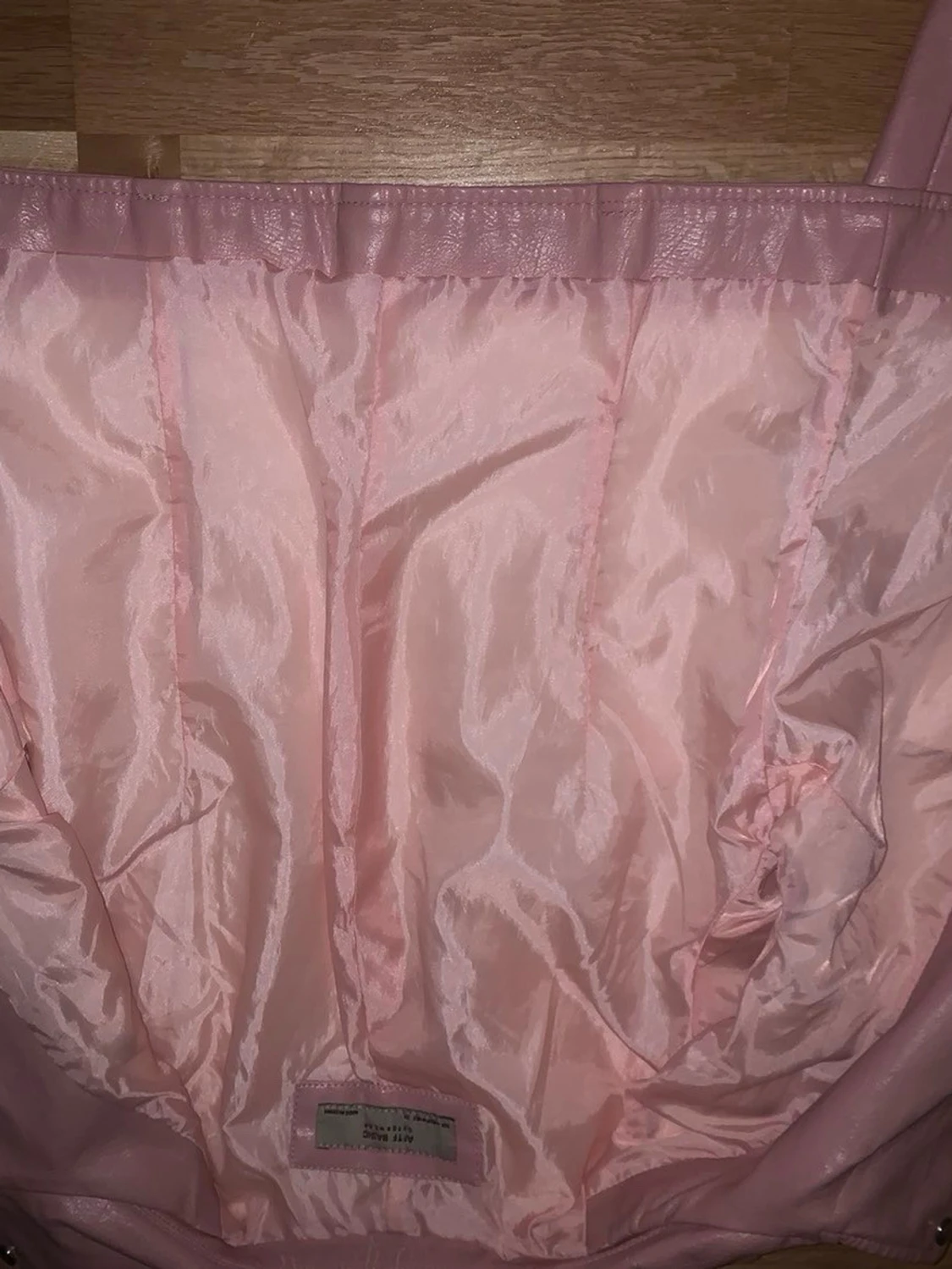 Rosa skinnjacka med rosetter - 2