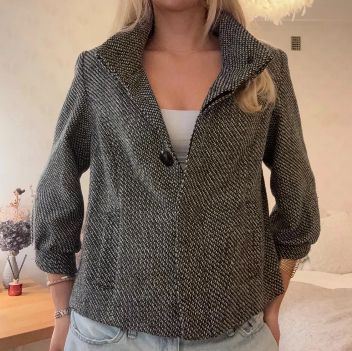 Grå höst/vårjacka - 4