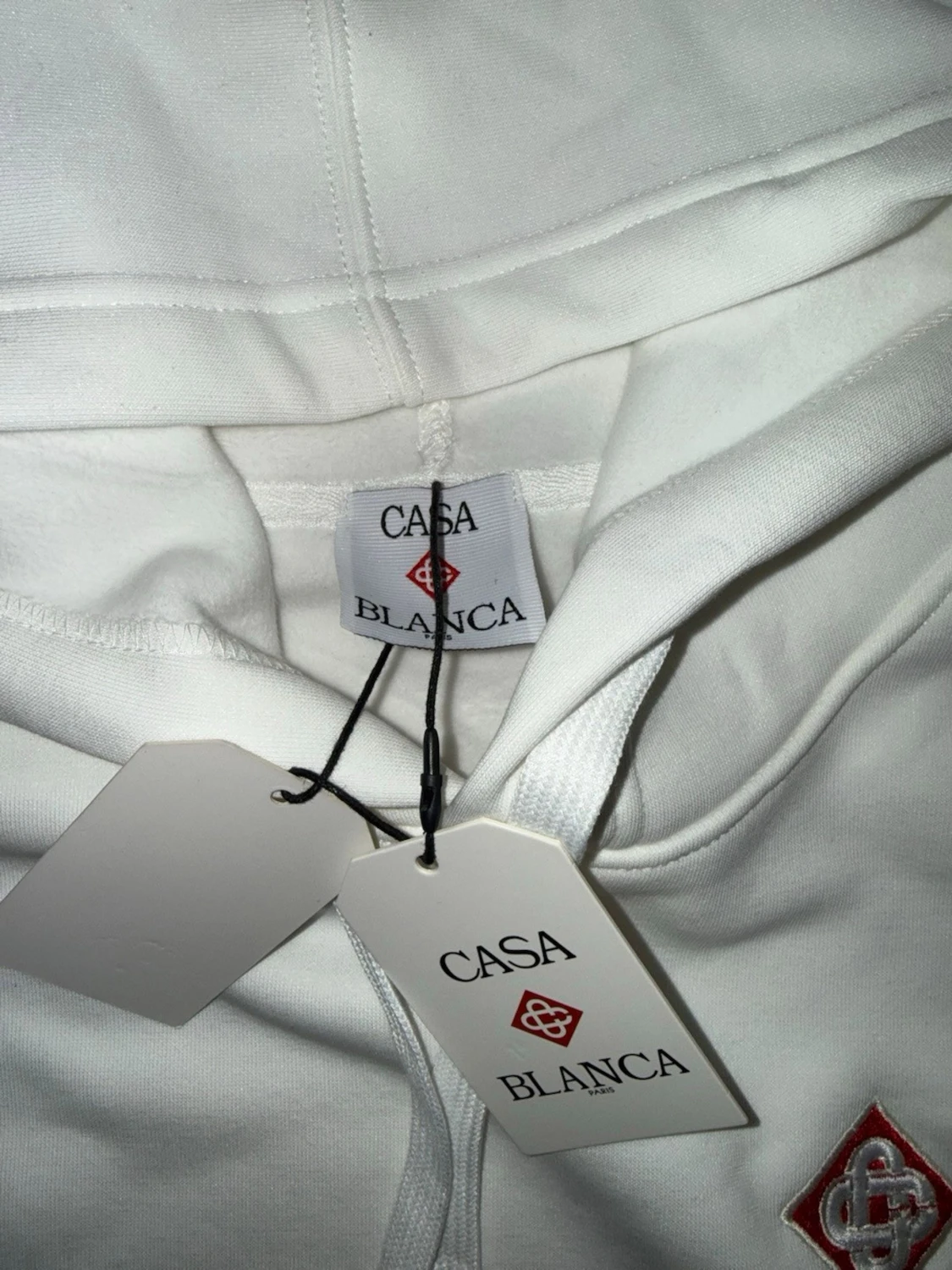 Vit hoodie från casa blanca - 1