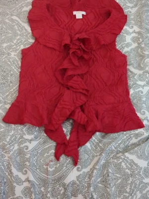 Röd volang tröja❤️ - Volang tröja perfekt till julen eller året runt💕 