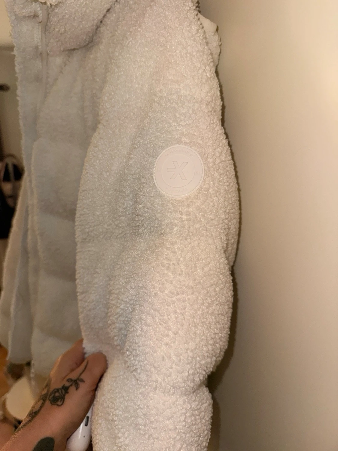 Vit teddyjacka från Everest - 2