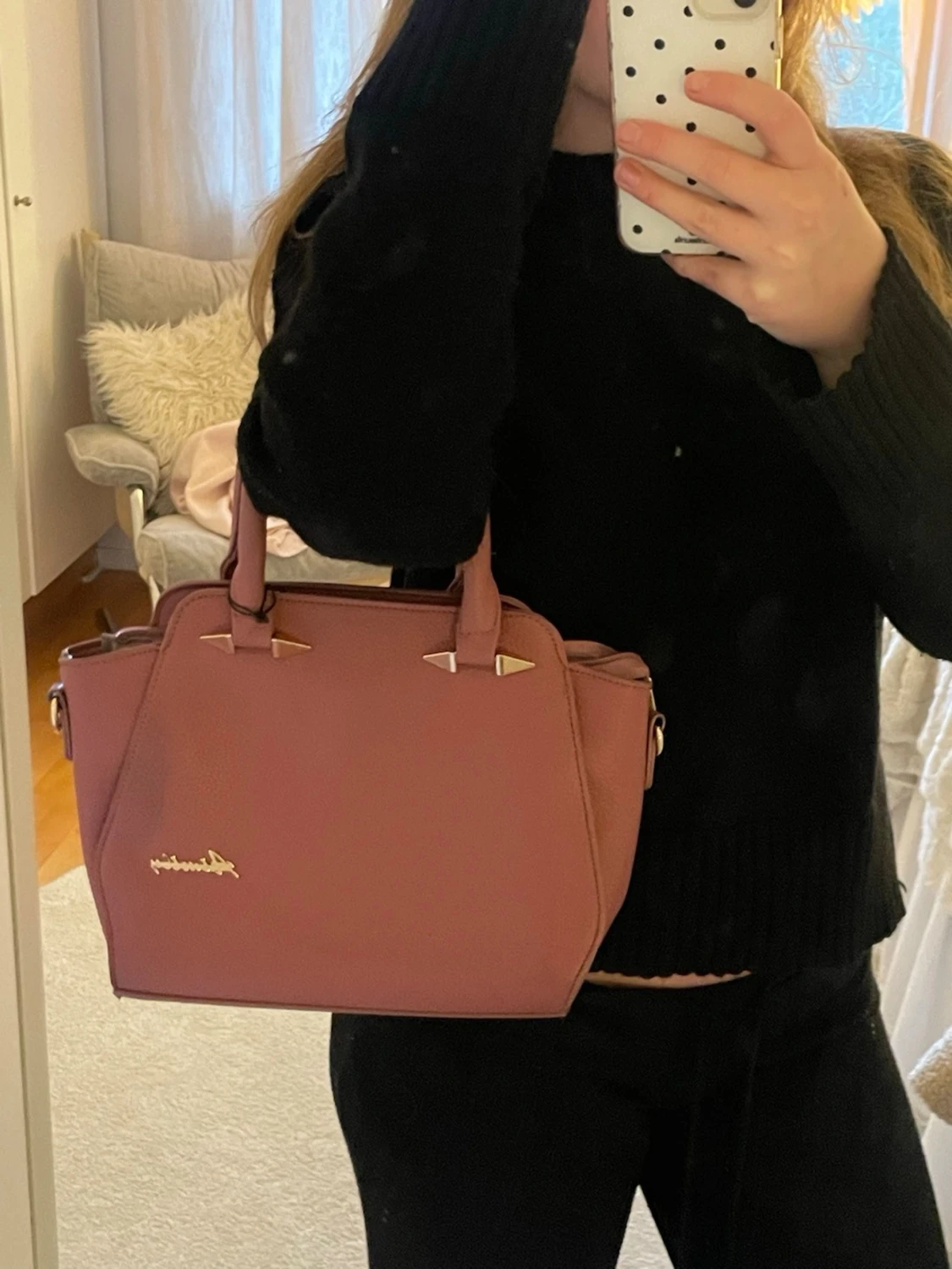 Rosa handväska från Alimathy - 2