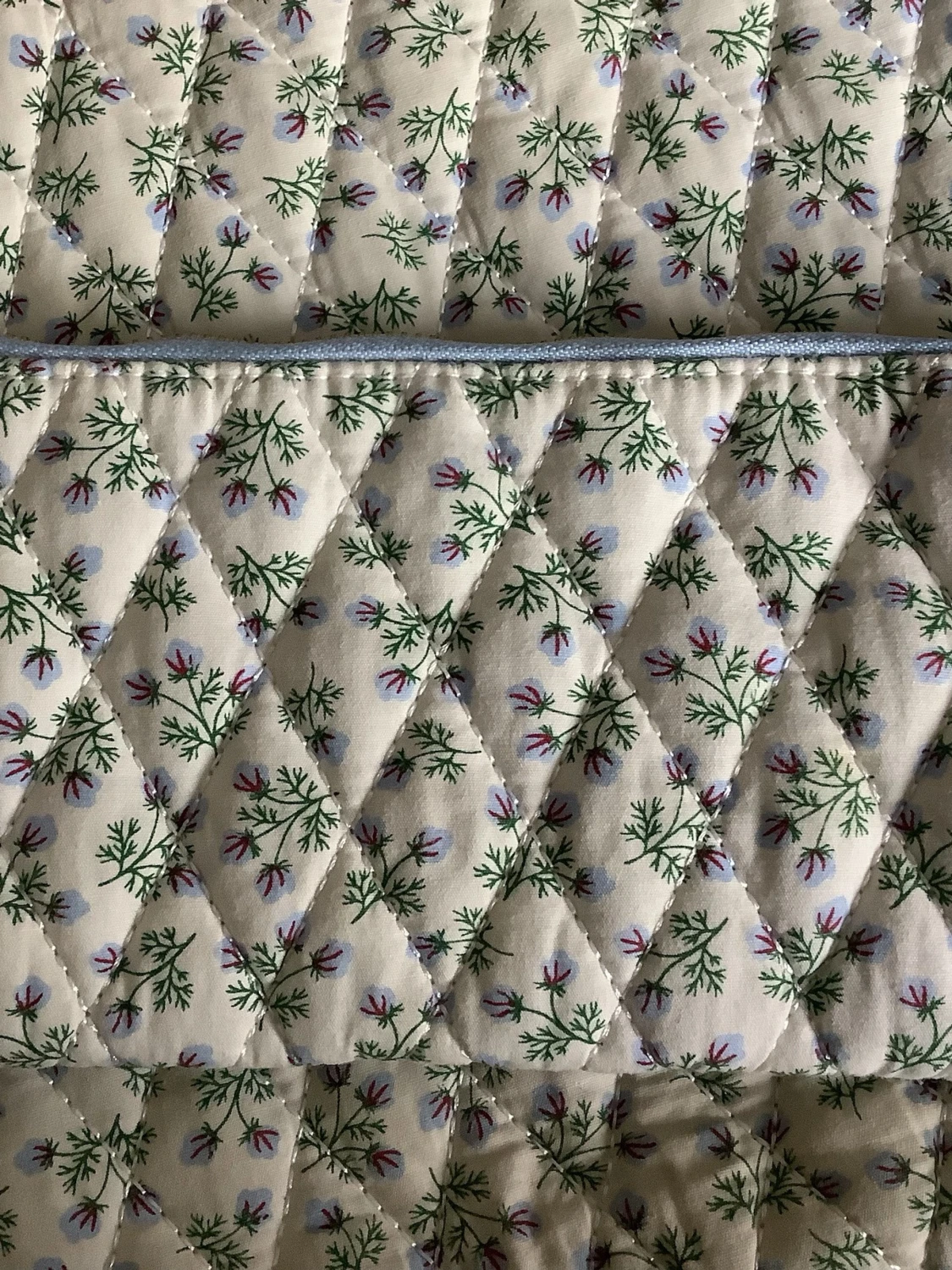 Blommig quiltat Laptopfodral med matchande pennfodral  Søstrene Grene - 3