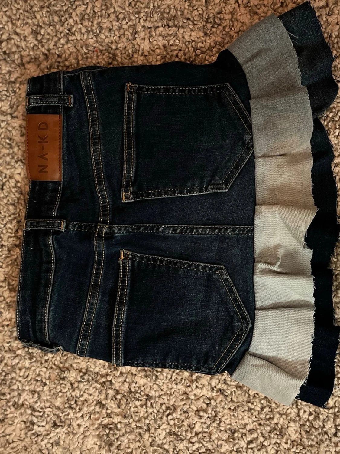 Egensydd mörkblå kjol - 1