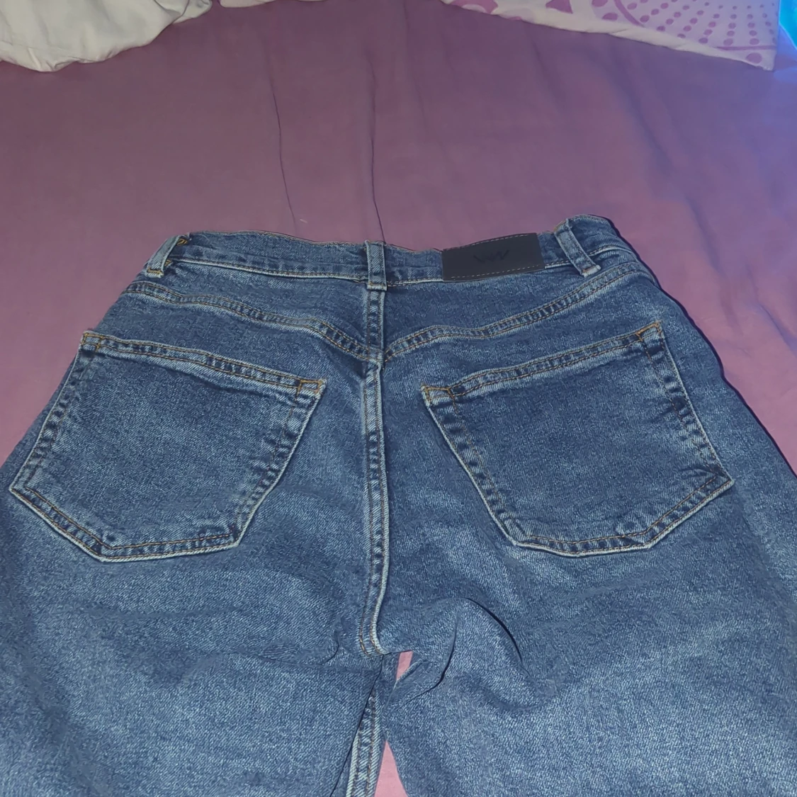 Blå raka jeans från WIN, XS - 4