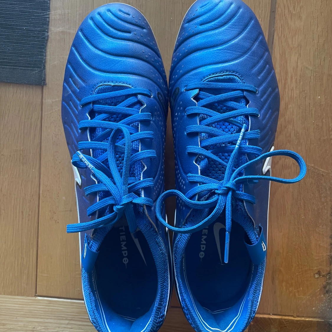 Nike Tiempo blå fotbollsskor - 1