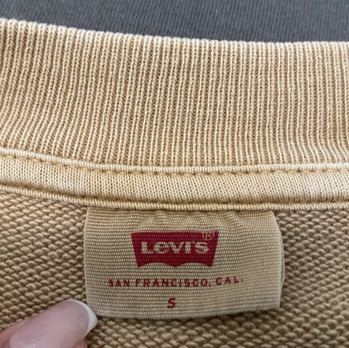 Beige sweatshirt från Levi's i bomull - 2