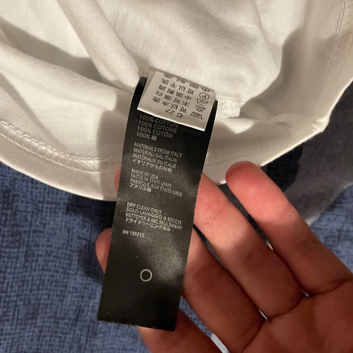 Vit AMIRI t-shirt med färgstänk - 4