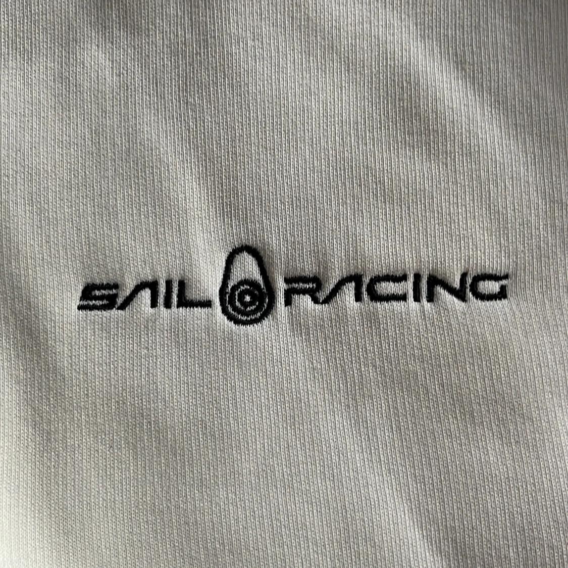 Vit hoodie från Sail Racing med dragkedja - 3