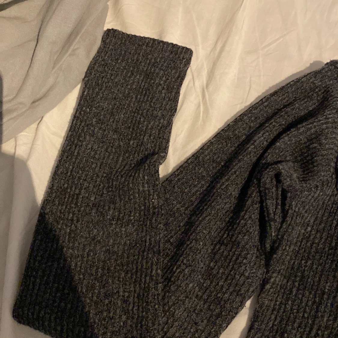 Mörkgrå stickad tröja Primark XS - 2