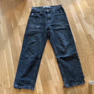 Polar 93 denim - Säljer mina svarta polar skate vi byxor i modell 93 storlek 30/32. De är väl använda med en del hål som alla är lagade. Kom gärna med prisförslag. 
