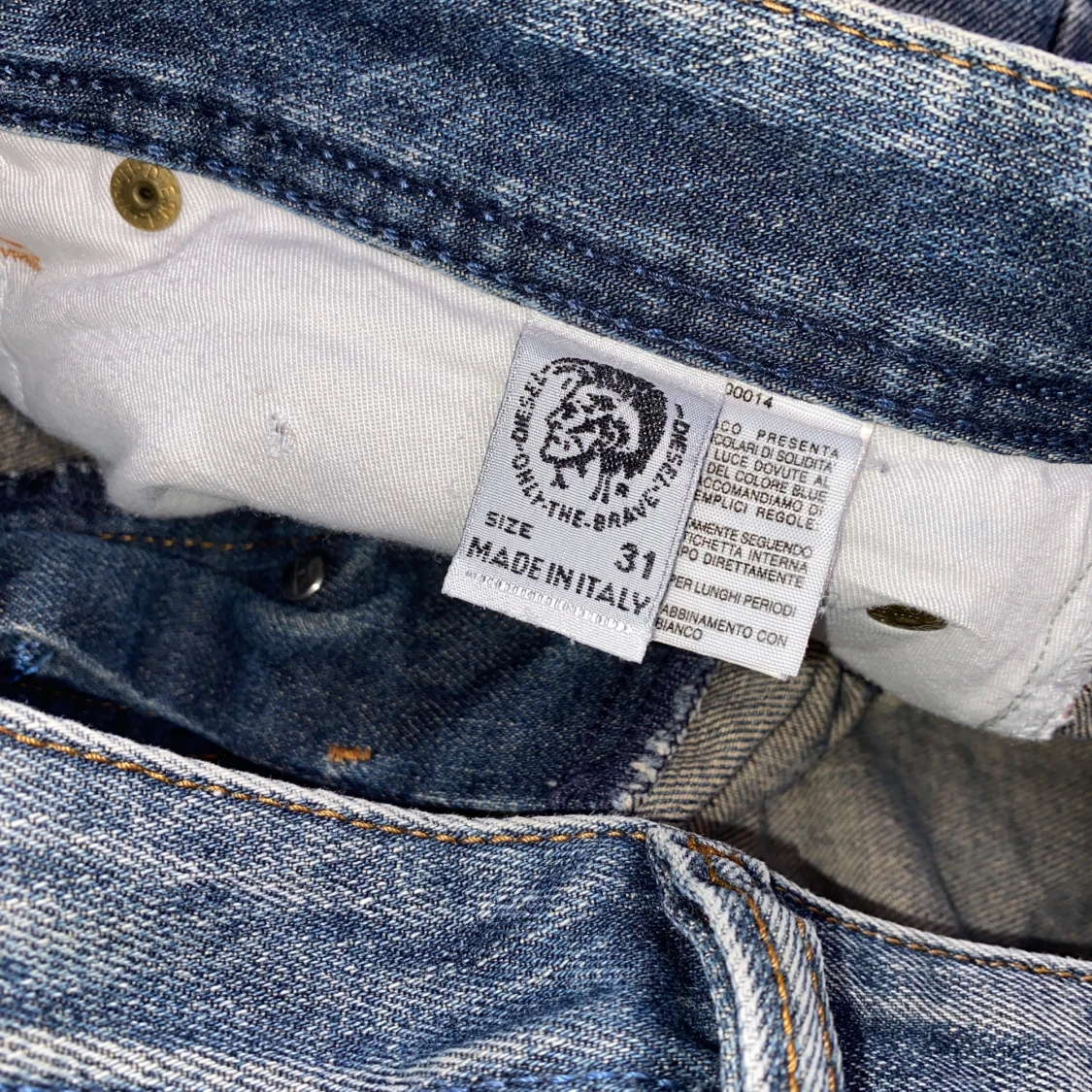 Blå raka jeans från Diesel - 4