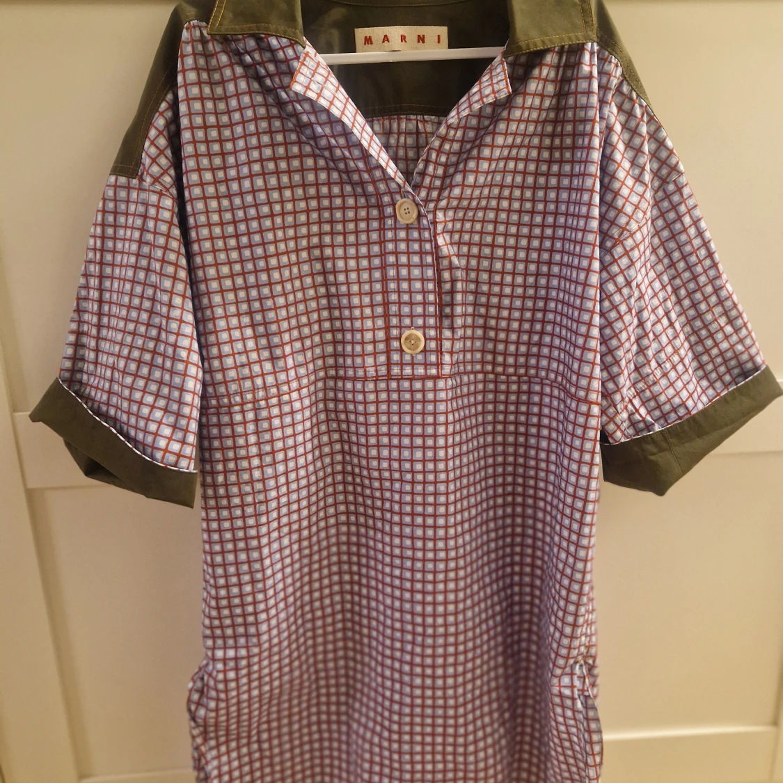 Äkta Marni skjorta/märkes unik kollektion